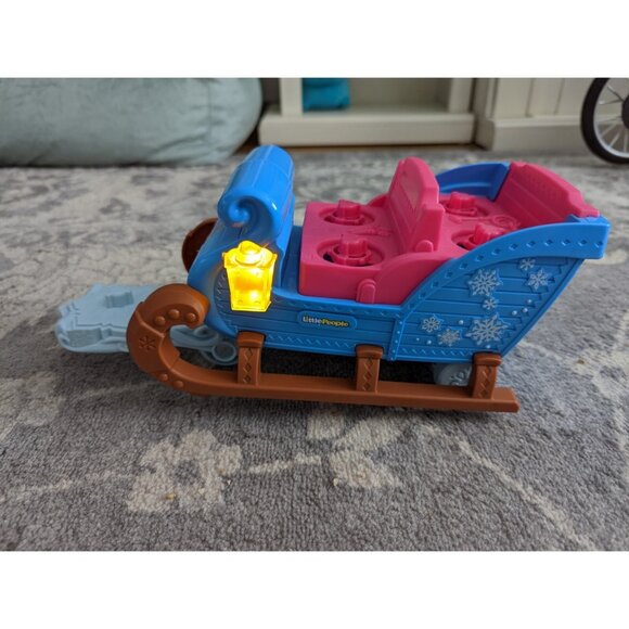 Fisher Price Little People Frozen Kristoffs Sleigh - Picture 1 of 6